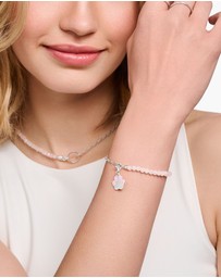THOMAS SABO - Charm Bracelet with Beads and Chain Links Silver