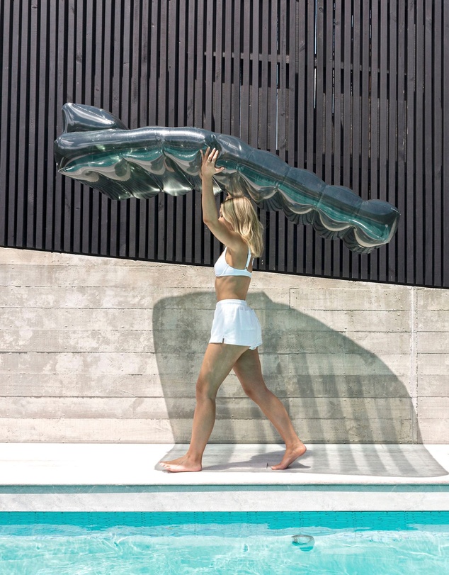 &Sunday - Seaglass Translucent Inflatable Pool Lounger Lilo