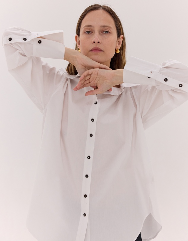 Cloth & Co. - The Split Back Shirt | White