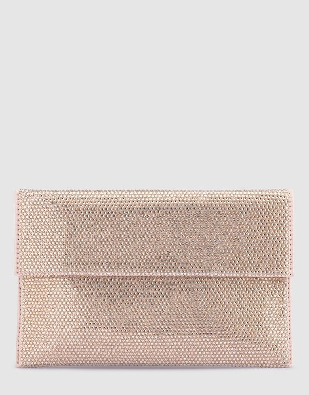 Olga Berg - Cara Crystal Envlope Clutch