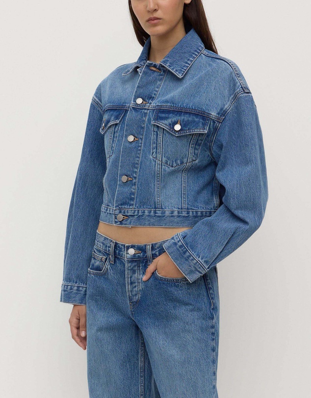 Assembly Label - Cropped Denim Jacket