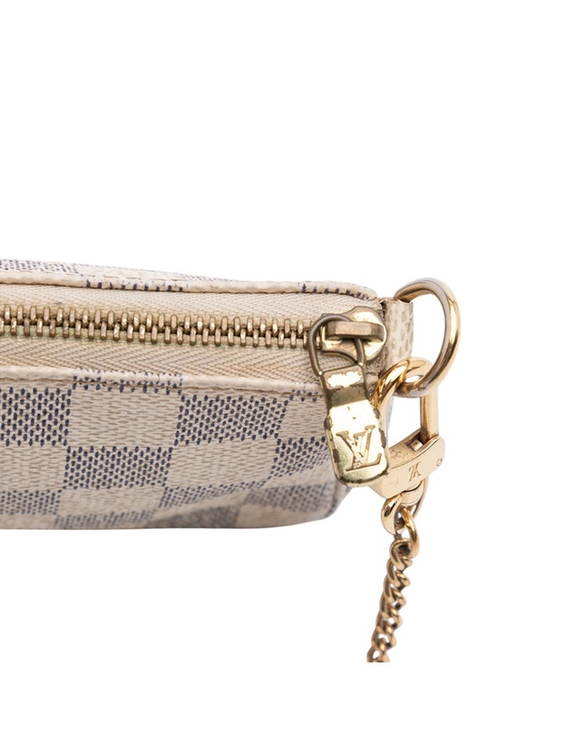 Pre-Loved by Azura Reborn - Pre-Loved Damier Azur Mini Pochette Accessoires