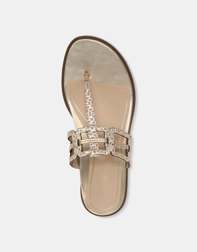 Vionic - Alvana Toe Post Sandal - Gold
