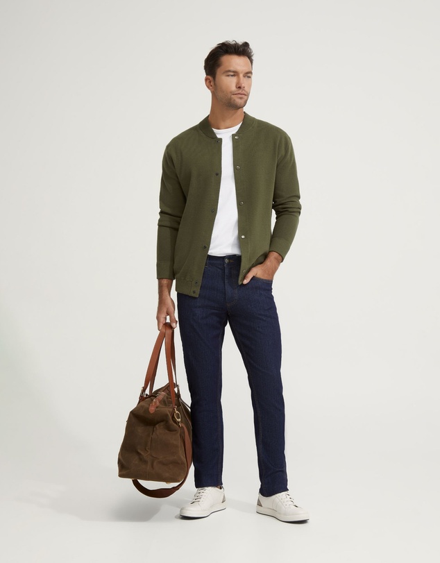 Oxford - Miles Knitted Bomber Jacket