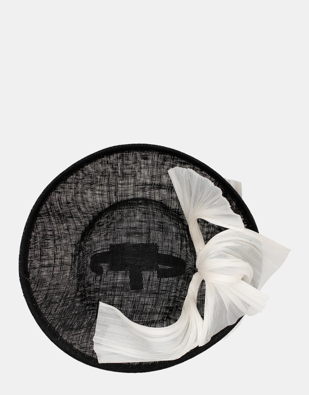 Morgan & Taylor - Yumi Fascinator in Black & White