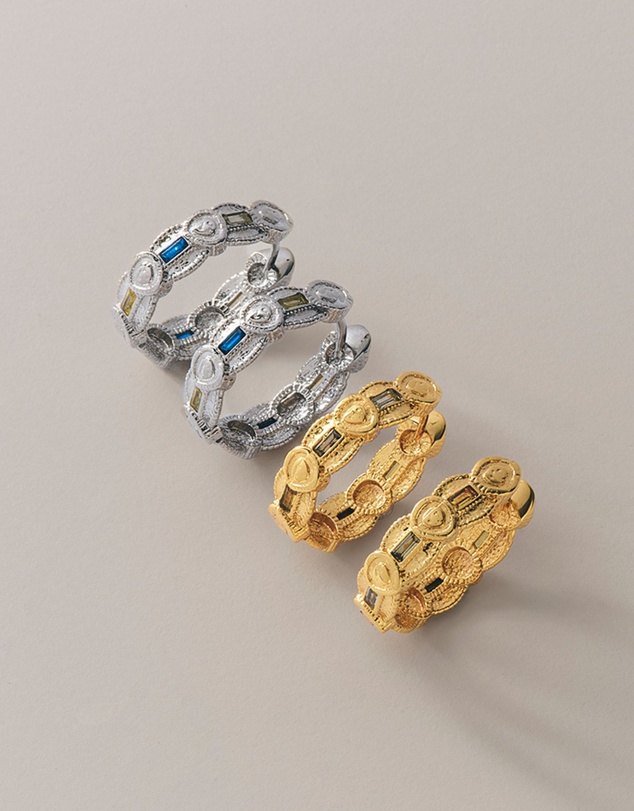 HOUSE OF SLANI - Summer Inspired Caprina Gold Hoops
