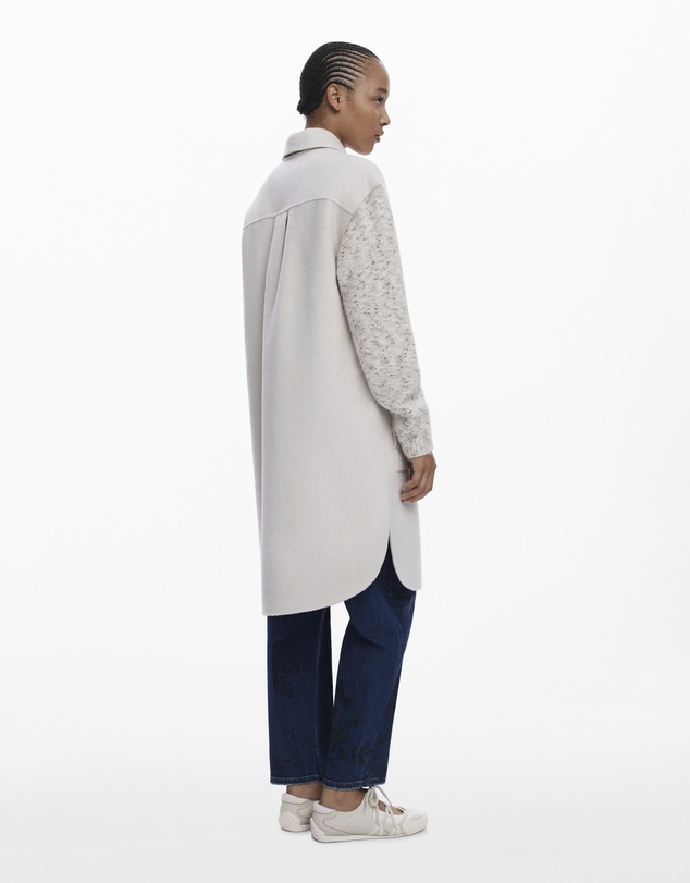 Desigual - Knit Sleeve Pocket Coat