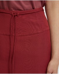 Oxford - Rose Linen Blend Skirt