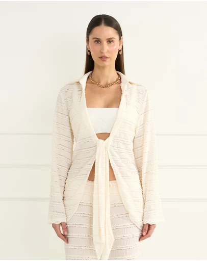 Heaven Australia - Cream Eliana Resort Shirt