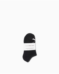 Calvin Klein - Womens Monogram Cushion Low Cut Socks