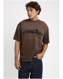 Black Noise White Rain - Cursive T-Shirt