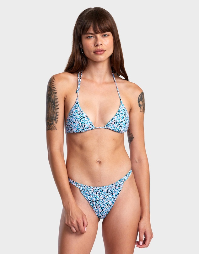 RVCA - Sprinkles Halter Triangle Bikini Top