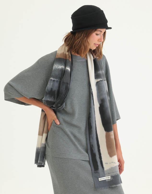 Morgan & Taylor - Aisha Scarf in Grey