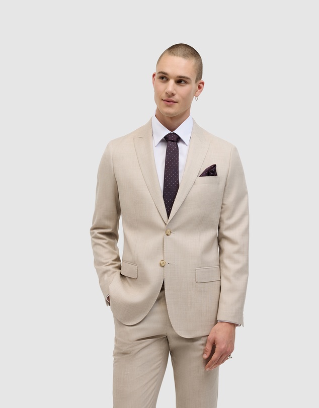 Politix - Wool Blend Regular Stretch Premium Tailored Jacket