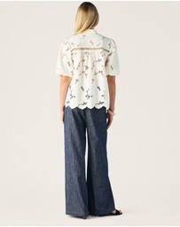 MOS The Label - Whisper Embroidery Blouse