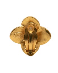 Pre-Loved by Azura Reborn - Pre-Loved CC Gold Plated Clover Clip On Earrings