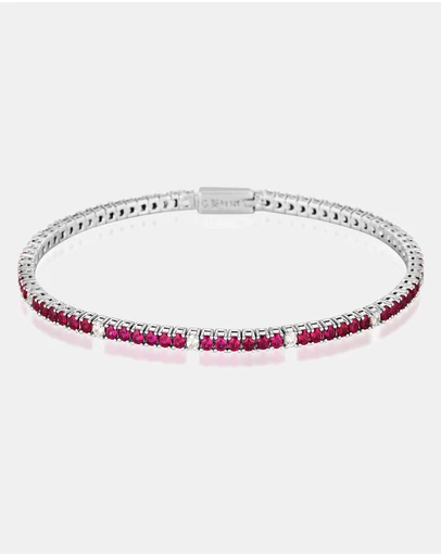 Georgini - Milestone Ruby 2mm Tennis Bracelet