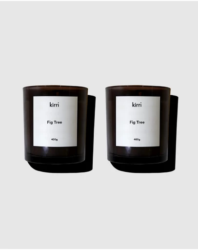Kirri by Scent Australia Home - Fig Tree Candle (400g) Duo