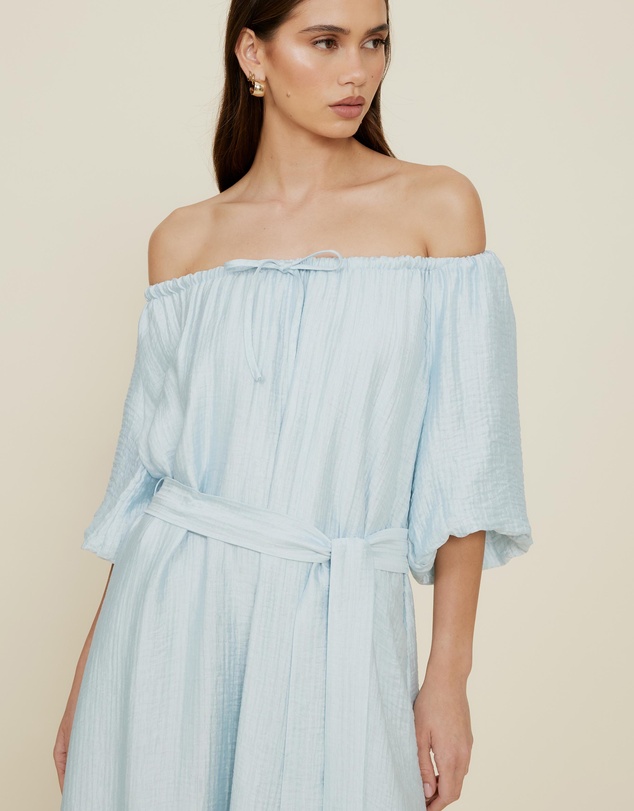 The Fated - Adjustable Neck Midi Dress