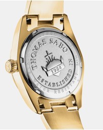 THOMAS SABO - THOMAS SABO Elyndra Watch with red tiger eye dial 36 mm