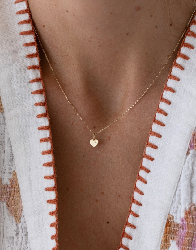 Luna Rae - Solid Gold - The Sweetheart Necklace