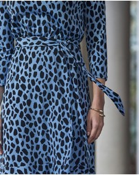 Sosandar - Fleck Print Fit & Flare Dress