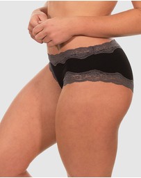 B Free Intimate Apparel - Cotton Low Rise Hipster Brief - 3 Pack