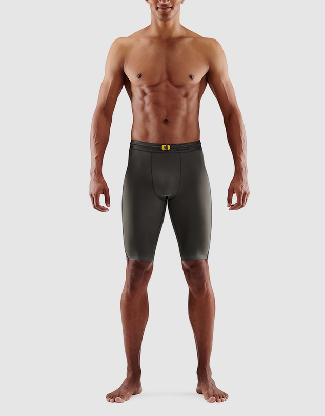 SKINS - SKINS Compression Men's Series-5 Running/Gym Half Tight Charcoal