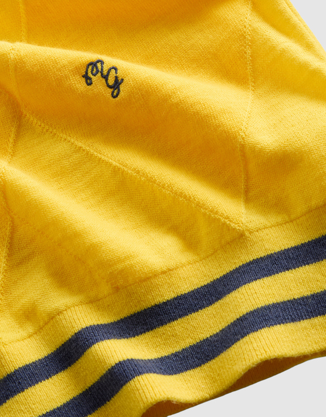 GAP - GAP x Malbon LS Crew Argyle Sweater