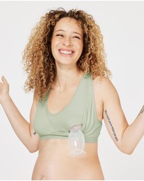 Cake Maternity - Lotus Yoga And Hands Free Pumping Bra