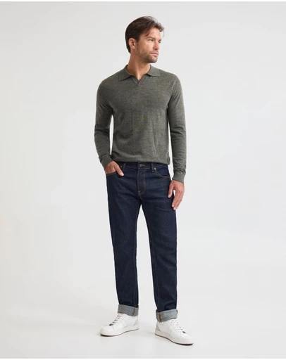Oxford - Blair Polo Collar Merino Knit