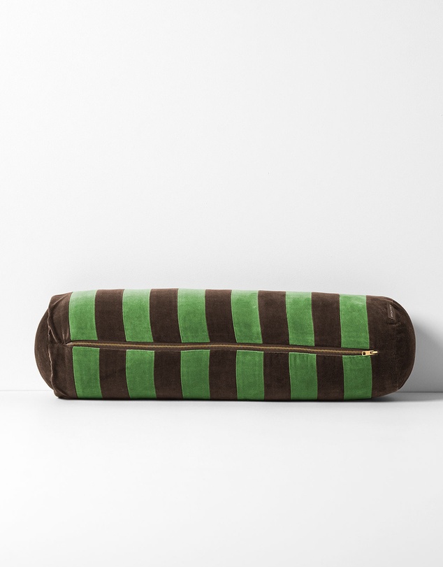 Aura Home - Velvet Stripe Bolster