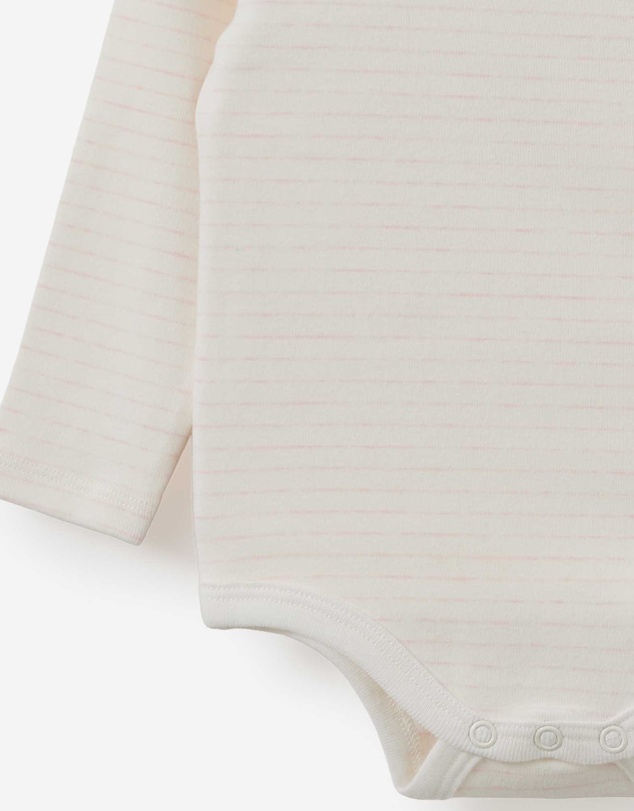 Cotton On Kids - Organic Cross Over Long Sleeve Bubbysuit