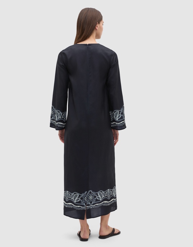 Seed Heritage - Scarf Print Midi Dress