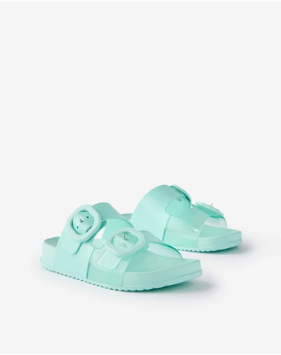 Cotton On Kids - Kids Double Buckle Jelly Slide