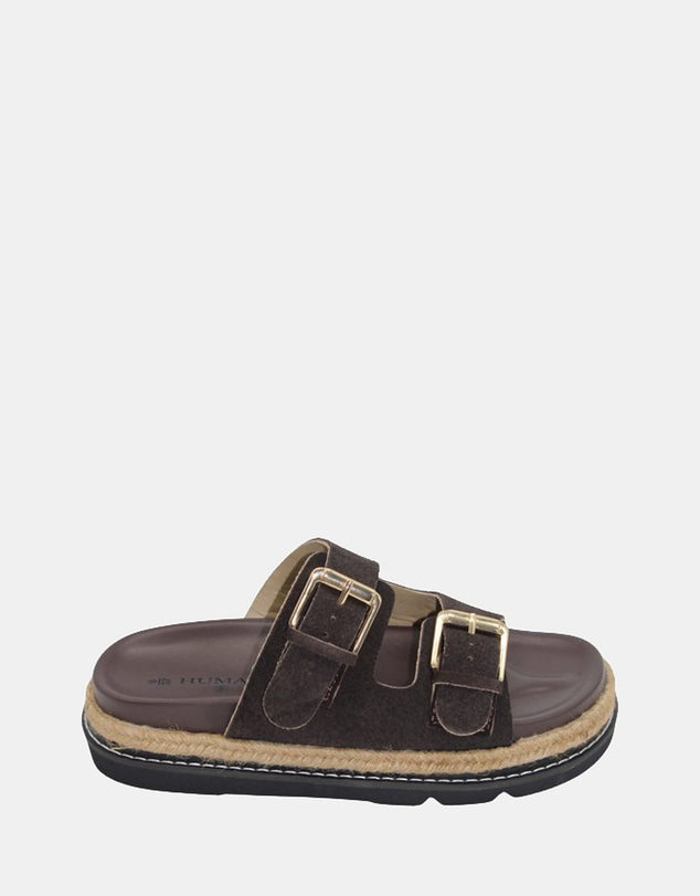 Human - Women's Matilda Sandals Chocolate Suede
