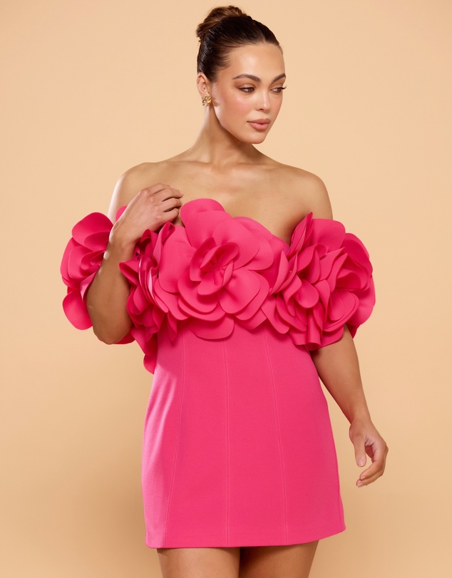 CATHERINE FERRARO - Daphne Off Shoulder Mini Dress