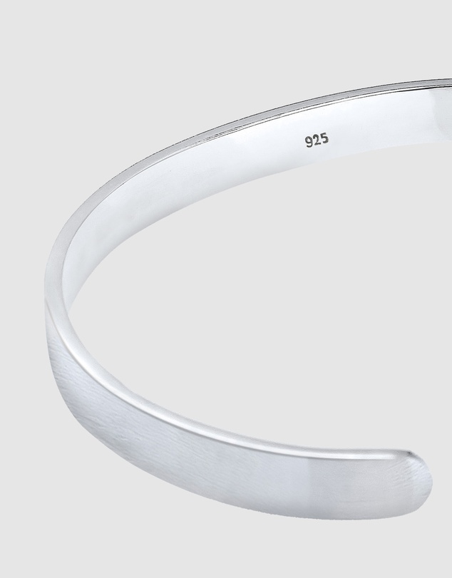 Kuzzoi - ICONIC EXCLUSIVE - Polished Cuff Bracelet in 925 Sterling Silver