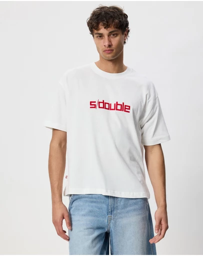 S Double - Block Heavyweight T-Shirt