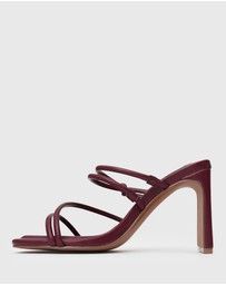 Betts - Wider Fit Cleopatra High-Heeled Strappy Mules