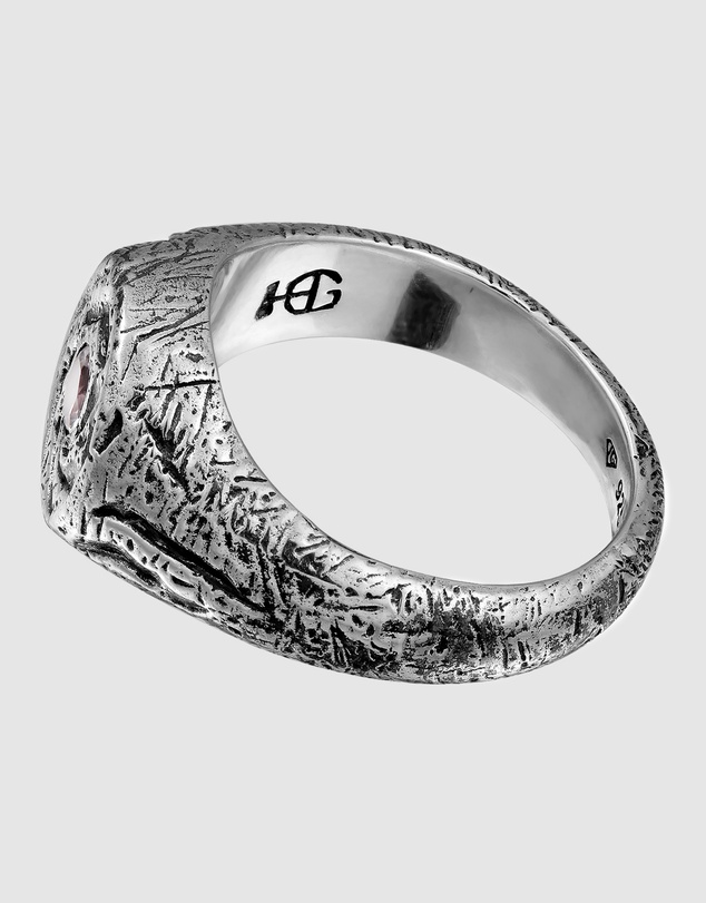 Haze & Glory - ICONIC EXCLUSIVE - Ring Men Unleash Signet 925 Sterling Silver