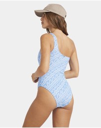 Billabong - Womens More Than Waves One Shoulder One Piece Swimsuit