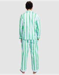 Sant And Abel - Men's Drawbertson Wild Stripes Long PJ Set