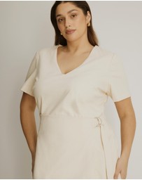 Atmos&Here Curvy - Ellie Cotton Twill Mini Dress