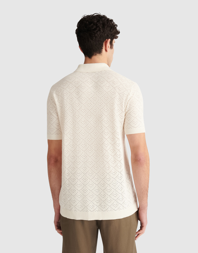 Peckham Rye  - Peckham Rye Open Stitch Knitted SS Shirt