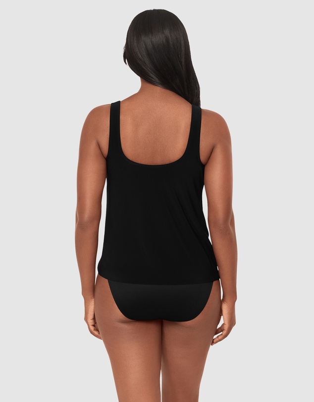 Miraclesuit Swimwear  - Rock Solids Atria Wired High Neck Tankini Top