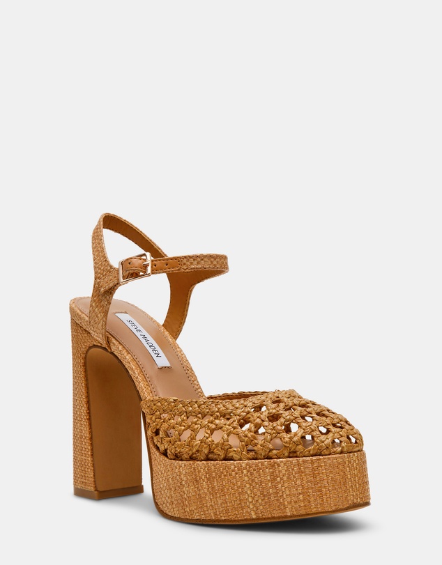 Steve Madden - Lexie-Raff Cognac Heels