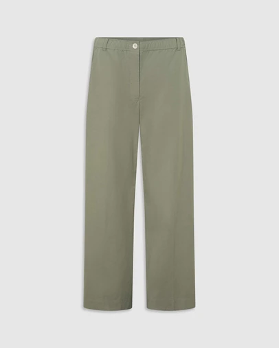 Oroton - Twill Straight Leg Pants