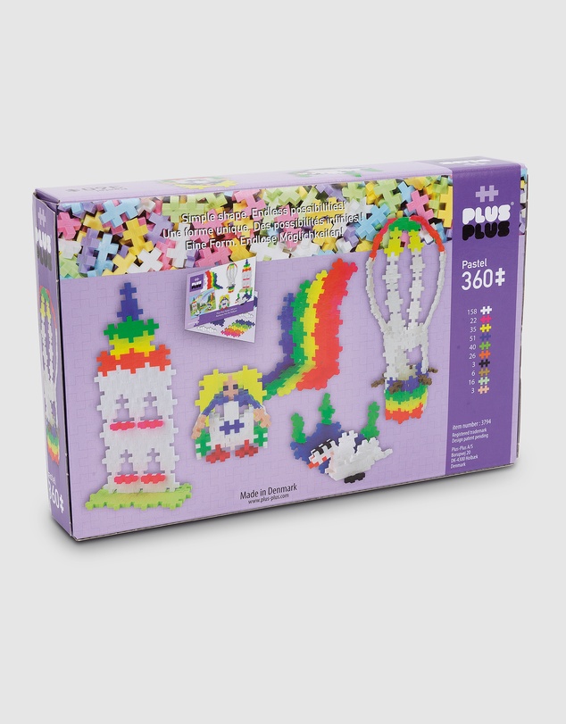 Plus Plus - Plus-Plus -  Pastel - Rainbow Hot Air Balloon - 360 pcs