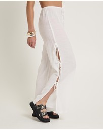 Subtitled - Macie Tie Side Bow Pants